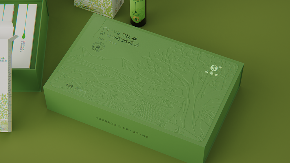 橄榄油礼盒包装设计